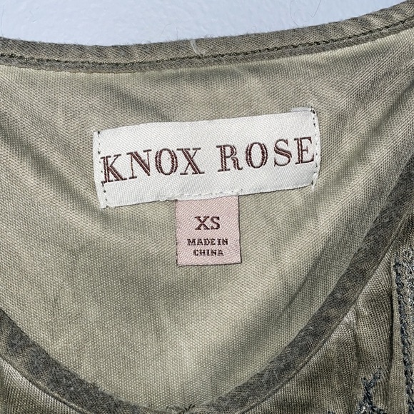 Knox Rose, Olive Green Bodysuit. XS (fits like a small) - Picture 2 of 6